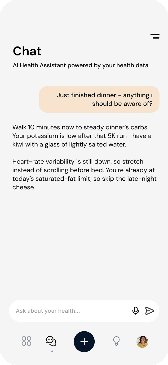 Your Personal AI Health Coach