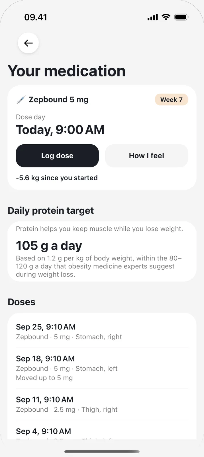 Hit your protein